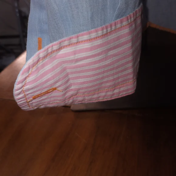 💥Clearance💥 Arnold Zimberg Linen and Cotton Shirt, M - Picture 9 of 11